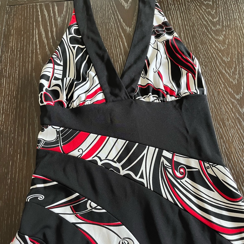Women’s Rampage Clothing Company, Size Medium, Black, Red and White Dress